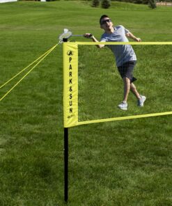 Park & Sun SportsPark & Sun Portable Indoor/Outdoor Badminton Net Standard Yellow/Black 16 91HgjDytxqL 3
