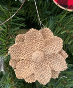 LEOBRO 24PCS Burlap Flowers, 8 Styles Natural Handmade Rustic Rose Flower Bowknot with Faux Pearls for DIY Craft Bouquets Home Wedding Christmas Party Decoration 29 91Hihw wxtL