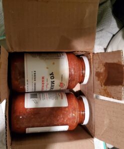 Keto Marinara Pasta and Pizza Sauce by Yo Mama's Foods - Pack of (2) - No Sugar Added, Low Carb, Low Sodium, Gluten Free, Paleo Friendly, and Made with Whole, Non-GMO Tomatoes. 1.56 Pound (Pack of 2) 48 91Hls7GydRL