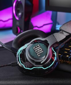 JBL Quantum ONE - Over-Ear Performance Gaming Headset with Active Noise Cancelling (Wired) - Black, Large Headphones 52 91HoJOpTpuL