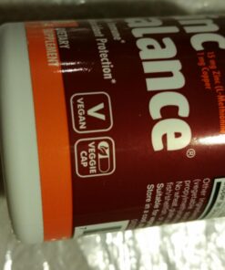 Jarrow Formulas Zinc Balance 15 mg - 100 Servings (Veggie Caps) - Includes Copper - Essential Mineral for Immune System Support - Immune Support Supplement - Gluten Free Zinc Copper Supplement - Vegan 40 91HoNc9gyYL