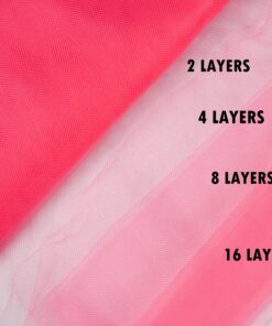 Craft And Party, Coral Fabric Tulle Roll 54 Inch by 40 Yards (120 ft) Fabric Tulle Bolt for DIY Tutu Skirt, Wedding and Decoration (Coral) 54" x 40 yards 7 91Homtw0MhL