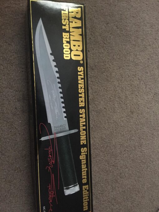 Rambo Knives Rambo First Blood Sylvester Stallone Signature Edition Knife