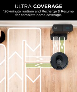 Shark AV2501S AI Ultra Robot Vacuum, with Matrix Clean, Home Mapping, 30-Day Capacity HEPA Bagless Self Empty Base, Perfect for Pet Hair, Wifi, Dark Grey 30 Day Capacity 37 91HvFSyJutL