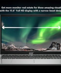 acer 2023 Newest Aspire 1 Slim Laptop, 15.6" FHD Laptop, Intel Celeron N4500 Processor, 12GB RAM, 128GB eMMC, 1-Year Microsoft 365 Personal Subscription,Student, Windows 11 Home S 12GB RAM | 128GB eMMC 9 91HvtxGuD7L