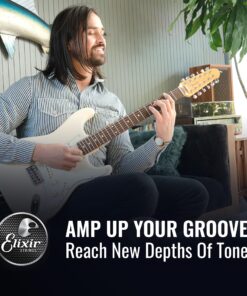 Elixir Strings - Nickel Plated Steel Electric Guitar Strings with NANOWEB Coating - Elixir Electric Guitar Strings - Medium (.011-.049) Medium (.011-.049) 1 Pack 13 91I ZbzdDaL