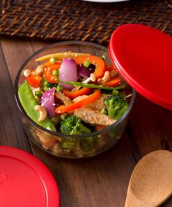 Pyrex Easy Grab 14-Piece Glass Baking Dish Set with Lids, Glass Food Storage Containers Set, Non-Toxic, BPA-Free Lids, Bakeware Set 10 91I2hhFuWUL