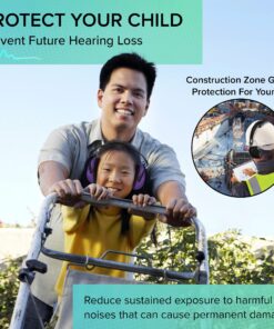 HEARTEK Noise Cancelling Headphones Kids Adult Earmuffs Shooting Ear Protection Glowing Red 23 91I6EXGEu9L