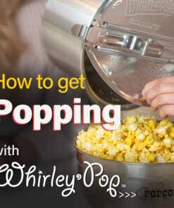 Original Whirley-Pop Popcorn Popper Kit - Metal Gear - Stainless Steel - 1 Real Theater All Inclusive Popping Kit 14 91I6nE6qHwL