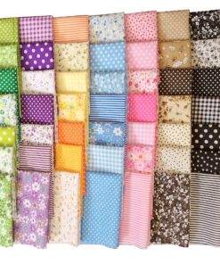 Alternative view of 56PCS 6 x 6 Inches Printed Fabrics Cotton Craft DIY Handmade Material Set Bundle Patchwork Squares for Home Crafts Sewing Scrapbooking Quilting…