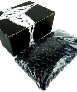 Gourmet Black Licorice Jelly Beans by Cuckoo Luckoo Confections, 1 lb Bag in a BlackTie Box Frustration-Free Packaging 6 91IBo4GOvoL