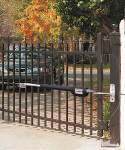 Alternative view of Mighty Mule Push to Open Gate Bracket (FM148) for Mighty Mule Automatic Gate Openers,Silver