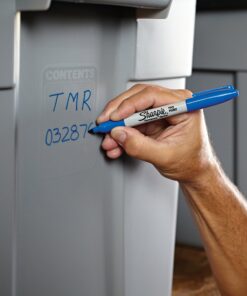 Sharpie Permanent Markers, Fine Point, Blue, 12 Count 16 91IHii7qB0L