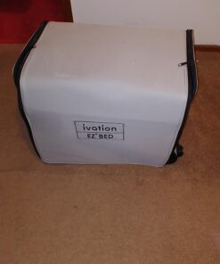 Ivation EZ-Bed (Twin) Air Mattress with Frame & Rolling Case, Self Inflatable, Blow Up Bed Auto Shut-Off, Comfortable Surface AirBed, Best for Guest, Travel, Vacation, Camping Twin 20 91IJbBdcTjL 1