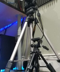 RetiCAM Tabletop Tripod with 3-Way Pan/Tilt Head, Quick Release Plate and Carrying Bag for Phones, Cameras and Spotting Scopes - MT01 Mini Tripod, Aluminum, Black 43 91IKnDJr8kL