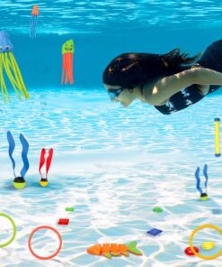 JOYIN 30 Pcs Diving Pool Toys for Kids Ages 3-12 Jumbo Set with Storage Bag Pool Games Summer Swim Water FishToys 17 91ITPJH4plL