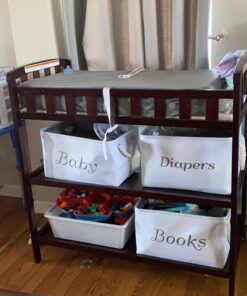 Dream On Me Emily Changing Table In Espresso, Comes With 1" Changing Pad, Features Two Shelves, Portable Changing Station, Made Of Sustainable New Zealand Pinewood 34 91IU9B6HT1L