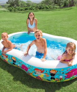 Intex Pool Snorkel Fun Swim Centre Pool,103 inch X 63 inch X 18 inch, for Ages 3+ 18 91IUgT23l3L