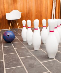 Champion Sports Rubber Bowling Ball: Lightweight Soft Ball for Training & Kids Games (BP25) 13 91IYjjeB 8L