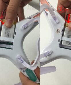 Holy Stone Upgraded 3.7V 650mAh 25C Lipo Battery for X5C X5 M68 M68R (3PCS),obtain extra flight time:27mins 8 91IZNxM6XPL