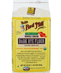 Bob's Red Mill Organic Dark Rye Flour, 22-ounce (Pack of 4) 17 91IZoyibL