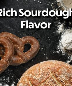 Utz Old Fashioned Sourdough Hard Pretzels – 28 oz Barrel – Big and Thick Classic Pretzel Knot Twist, Crunchy Sourdough Pretzel with Zero Cholesterol Sourdough Hards 1.75 Pound (Pack of 1) 18 91IfexzIUKL