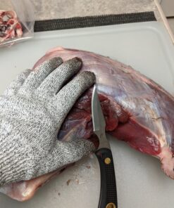 Dowellife Cut Resistant Gloves Food Grade Level 5 Protection, Safety Kitchen Cuts for Oyster Shucking, Fish Fillet Processing, Mandolin Slicing, Meat Cutting and Wood Carving, 1 Pair (Large) Large (Pack of 1) Original 29 91IgssAP50L 1