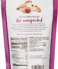 Wickedly Prime Organic Sprouted Trail Mix, Fruits, Seeds & Nuts, 10.5 Ounce 10.5 Ounce (Pack of 1) 10 91IiEId8BpL