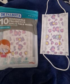 Dr. Talbot's Disposable Kid's Face Mask for Personal Health, Girl 2-5 Years, Prints May Vary, 10 Count 36 91Ij0tdvWL
