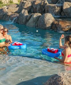 GoPong Pool Pong Rack Floating Beer Pong Set, Includes 2 Rafts and 3 Pong Balls 10 91Iqvbr4kSL