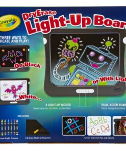 Alternative view of Crayola Dry Erase Light Up Board Drawing Set Age 5+