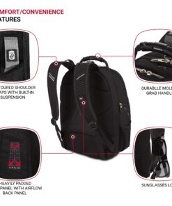 SwissGear ScanSmart Laptop Backpack - Black 11 91Iy 14cSYL