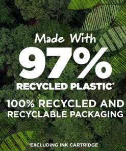 BIC Ecolutions Round Stic Ballpoint Pens, Medium Point (1.0mm), 50-Count Pack, Blue Ink Pens Made from 97% Recycled Plastic 50 Count (Pack of 1) 20 91IzuiPlT9L