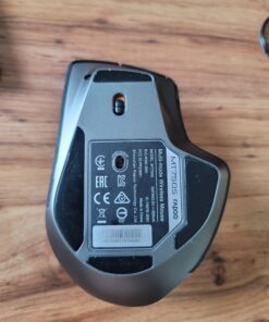 Rapoo Bluetooth Wireless Mouse, 4 Adjustable DPI Rechargeable , Multi-Device (3 Bluetooth+USB) Programmable Ergonomic Mouse with Side Roller, Laser Mouse for Laptop Desktop PC 43 91J0bK99pwL