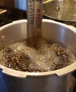 KitchenAid KQ907 Curved Stainless Steel Paddle Style Candy and Deep Fry Thermometer with pan clip, TEMPERATURE RANGE: 100F to 400F, Black 29 91J0lvpPCzL