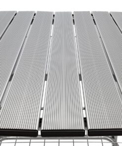 Camco Olympian Deluxe Portable Grill Table | Provides Plenty of Room for Grilling Gear | Ideal for Picnics, Camping, Boating, Tailgating, and Backyard BBQs | (57293) Silver Camping Grill Table 36 91J59eetL