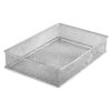 YBM HOME 1590 Mesh Shelf Organizer Bins Silver, 6x9 1 3 91J5jiaun1L