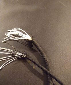 TOUGH-GRID Premium 750lb Paracord 100% Nylon Type IV Mil-Spec Parachute Cord - Certified MIL-C-5040H - UV/Abrasion Resistant - Heavy Duty Strands - Made in USA and Used by US Military Black 200Ft. (Wound on Tube) 30 91J6u1viDxL