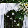 Sheer Voile Chiffon Fabric Draping Panels | 20 Yards 120" Wide White Voile Fabric | Use for Backdrop Curtain -Wedding and Special Events 4 91J7Hc8riKL