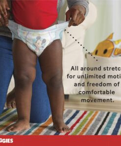 Huggies Little Movers Slip-On Diaper Pants, Size 4, 148 Ct Size 4 (148 Count) 14 91J7Wdh6SPL