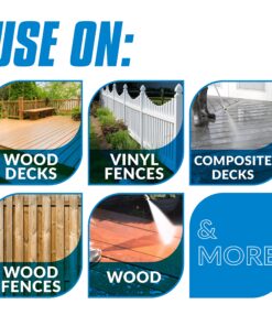 Simple Green Oxy Solve Deck and Fence Pressure Washer Cleaner, Colorless to Pale Straw, Unscented, 128 Fl Oz (Packaging May Vary) 27 91J8 k3OiuL