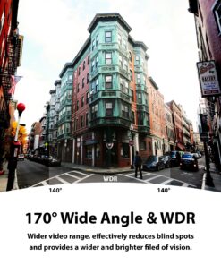 Rexing V1GW-4K Ultra HD Car Dash Cam w/Built-in GPS Logger, 2.4" LCD Screen,Wi-Fi,170° Wide Angle Dashboard Camera Recorder with G-Sensor, WDR, Loop Recording, Supercapacitor, Mobile App, up to 256GB 16 91JAUle5 IL