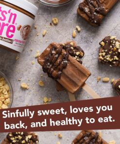 Nuts ‘N More Cocoa Hazelnut Butter Spread, All Natural Keto Snack, Low Carb, Low Sugar, Gluten Free, Non-GMO, High Protein Flavored Nut Butter (15 oz Jar) 13 91JBqSbXE3L