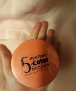 UCANBE 5 Colors Face Blusher Palette Waterproof Matte Long Lasting Lightweight Blush Powder Pink Coral Blushing Pallet with Brush Mirror Women Makeup Gift Set Kit 48 91JCZKp7f3L