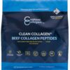 Collagen Peptides Powder 5lb (80oz) Pouch - Clean Collagen® - Unflavored, Grass Fed, Paleo, Non GMO, Kosher - Highly Soluble Protein 5 Pound (Pack of 1) 4 91JD0aY7RvL