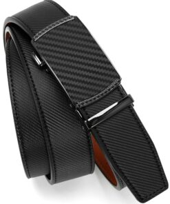 CHAOREN Leather Ratchet Belt Men - Customizable Fit, Effortless Style (35mm) Imperial - Black 42" to 48" Waist Adjustable 23 91JKzclRjmL