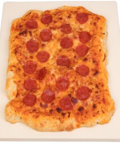 Alternative view of CucinaPro Pizza Stone for Oven, Grill, BBQ- Extra Thick 5/8" Cordierite Rectangular Baking Stone for Better Cooking- 16" x 14" Pan- Holds High Temperature Perfectly For Crispy Crust- Kitchen Must Have 16" x 14"