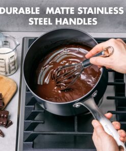 GreenPan Canterbury Hard Anodized Healthy Ceramic Nonstick, 10 Piece Cookware Pots and Pans Set, PFAS-Free, Dishwasher Safe, Oven Safe, Black 16 91JRoZU00GL