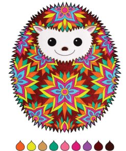 Fun & Funky Coloring Book Treasury: Designs to Energize and Inspire (Design Originals) 208 Pages with 96 Groovy One-Side-Only Designs on Extra-Thick Perforated Paper in a Handy Spiral Lay-Flat Binding 28 91JT1lVZjmL