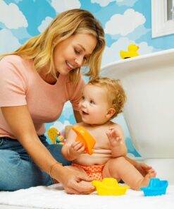 Munchkin® Little Boat Train Baby and Toddler Bath Toy, 6 Piece Set 25 91JTEUa3WL